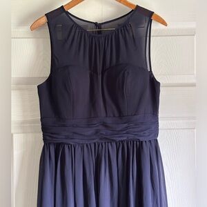 LAST CHANCE* DONATING Navy blue bridesmaids dress